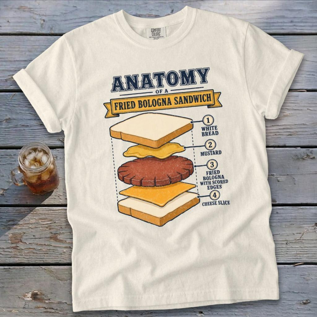 Fried Bologna Sandwich Signature Tee