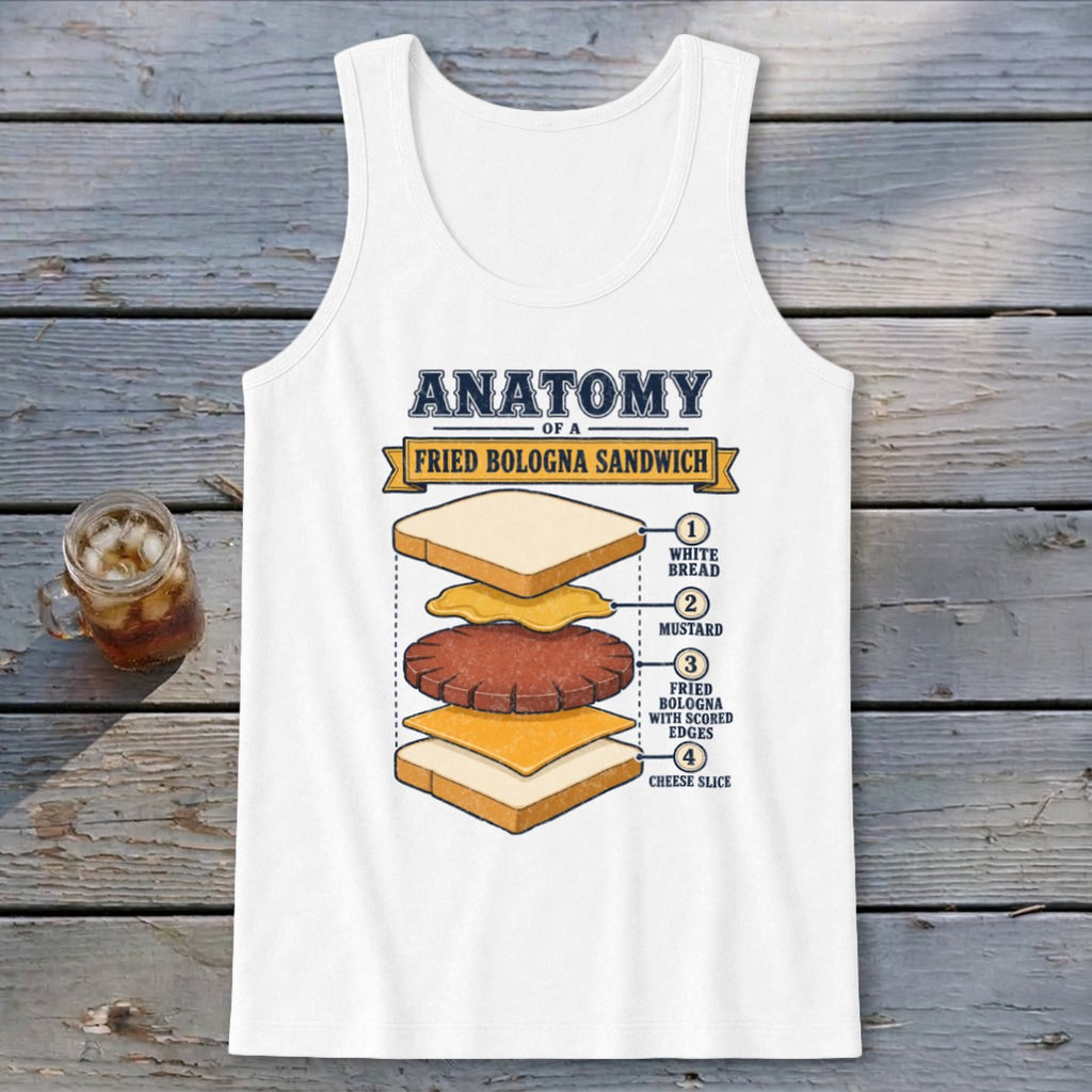 Fried Bologna Sandwich Tank Top