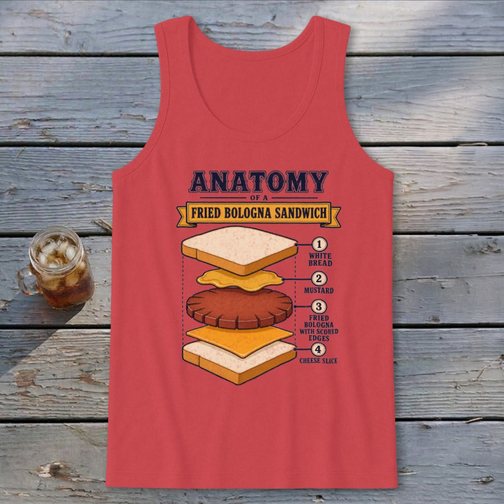 Fried Bologna Sandwich Tank Top