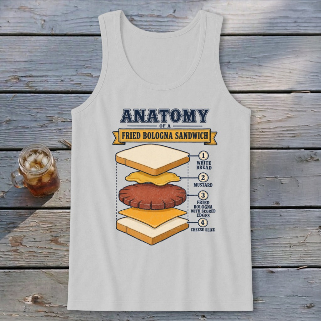 Fried Bologna Sandwich Tank Top