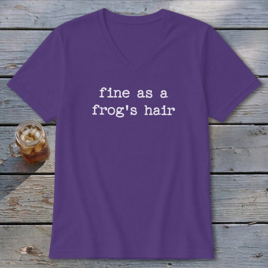 Frog's Hair V-neck