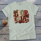 Georgia Faux Chenille Fall Patch Signature Tee
