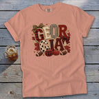 Georgia Faux Chenille Fall Patch Signature Tee