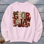 Georgia Faux Chenille Fall Patch Sweatshirt