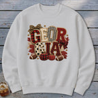 Georgia Faux Chenille Fall Patch Sweatshirt