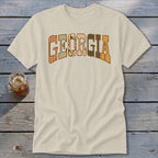 Georgia Faux Embroidery Letters Classic Tee