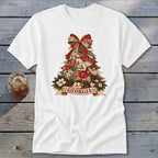 Georgia Faux Patchwork Christmas Tree Classic Tee