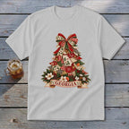 Georgia Faux Patchwork Christmas Tree Youth Tee