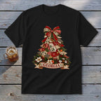 Georgia Faux Patchwork Christmas Tree Youth Tee