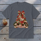 Georgia Faux Patchwork Christmas Tree Youth Tee