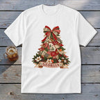 Georgia Faux Patchwork Christmas Tree Youth Tee