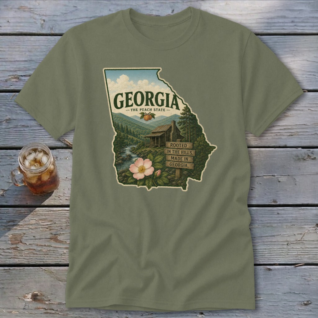Georgia Homeplace Scene Classic Tee