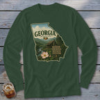 Georgia Homeplace Scene Long Sleeve Tee