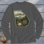 Georgia Homeplace Scene Long Sleeve Tee