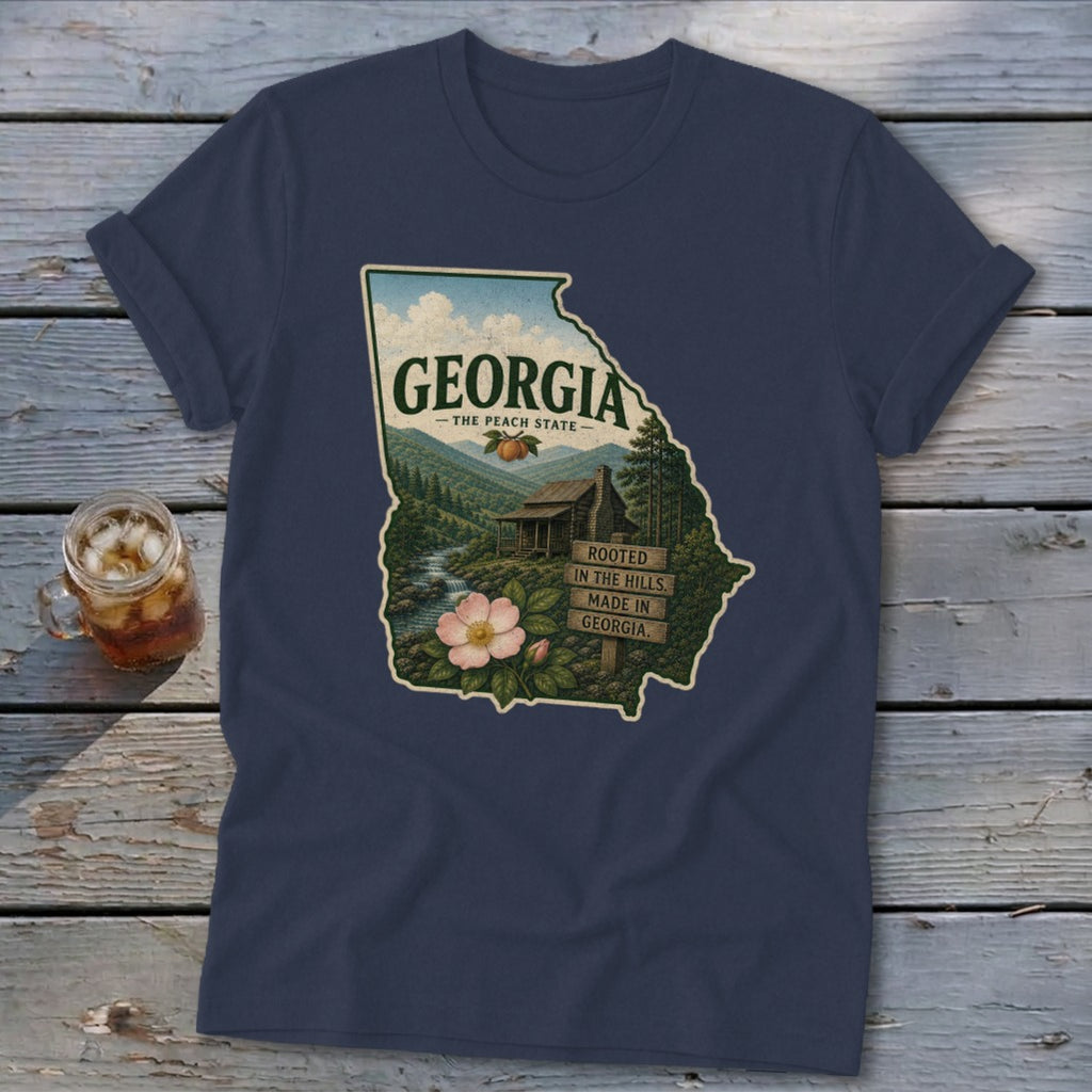 Georgia Homeplace Scene Softstyle Tee