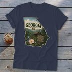 Georgia Homeplace Scene Softstyle Tee
