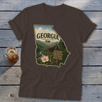 Georgia Homeplace Scene Softstyle Tee