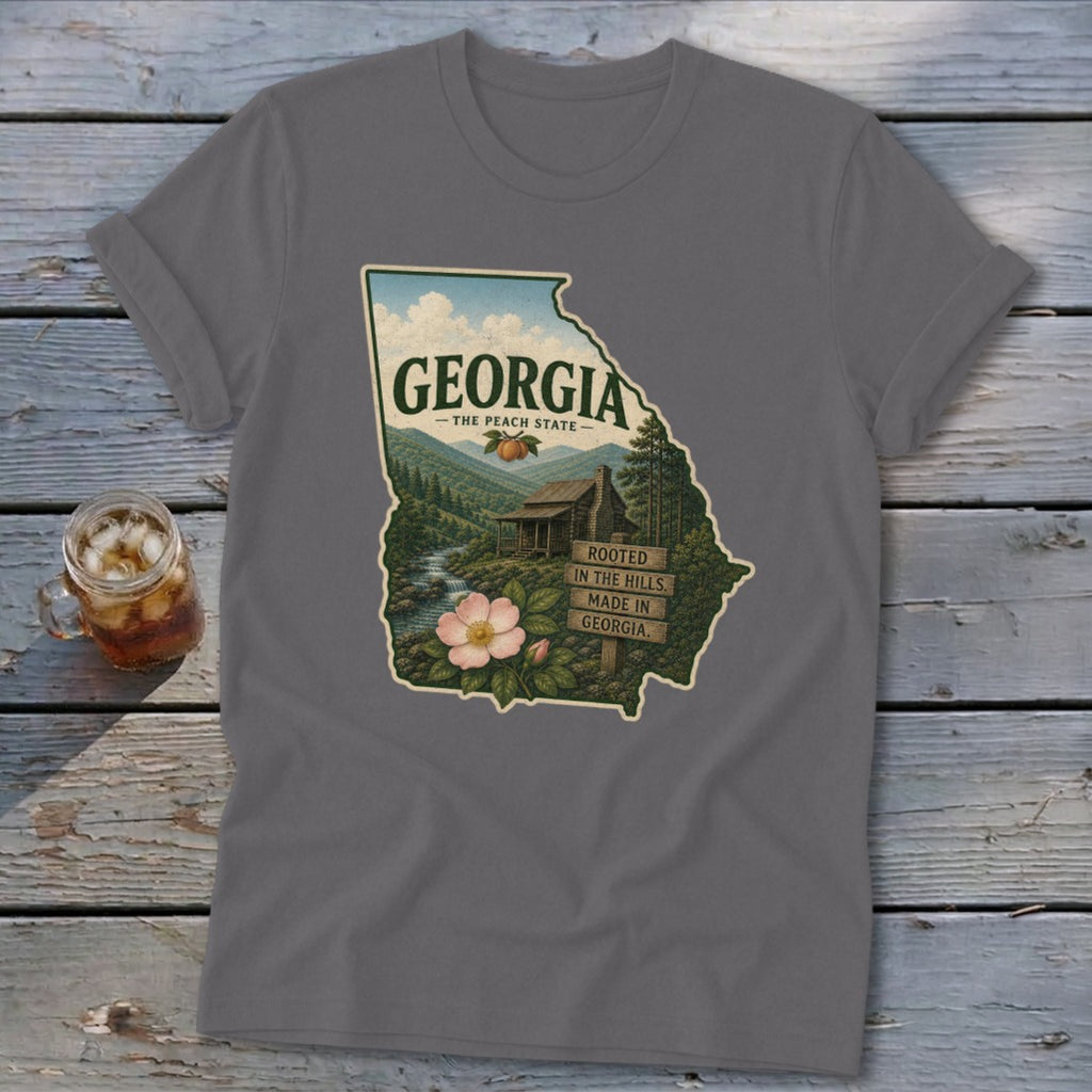 Georgia Homeplace Scene Softstyle Tee