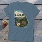 Georgia Homeplace Scene Softstyle Tee