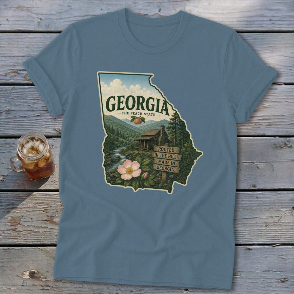 Georgia Homeplace Scene Softstyle Tee