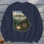 Georgia Homeplace Scene Sweatshirt