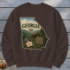 Georgia Homeplace Scene Sweatshirt