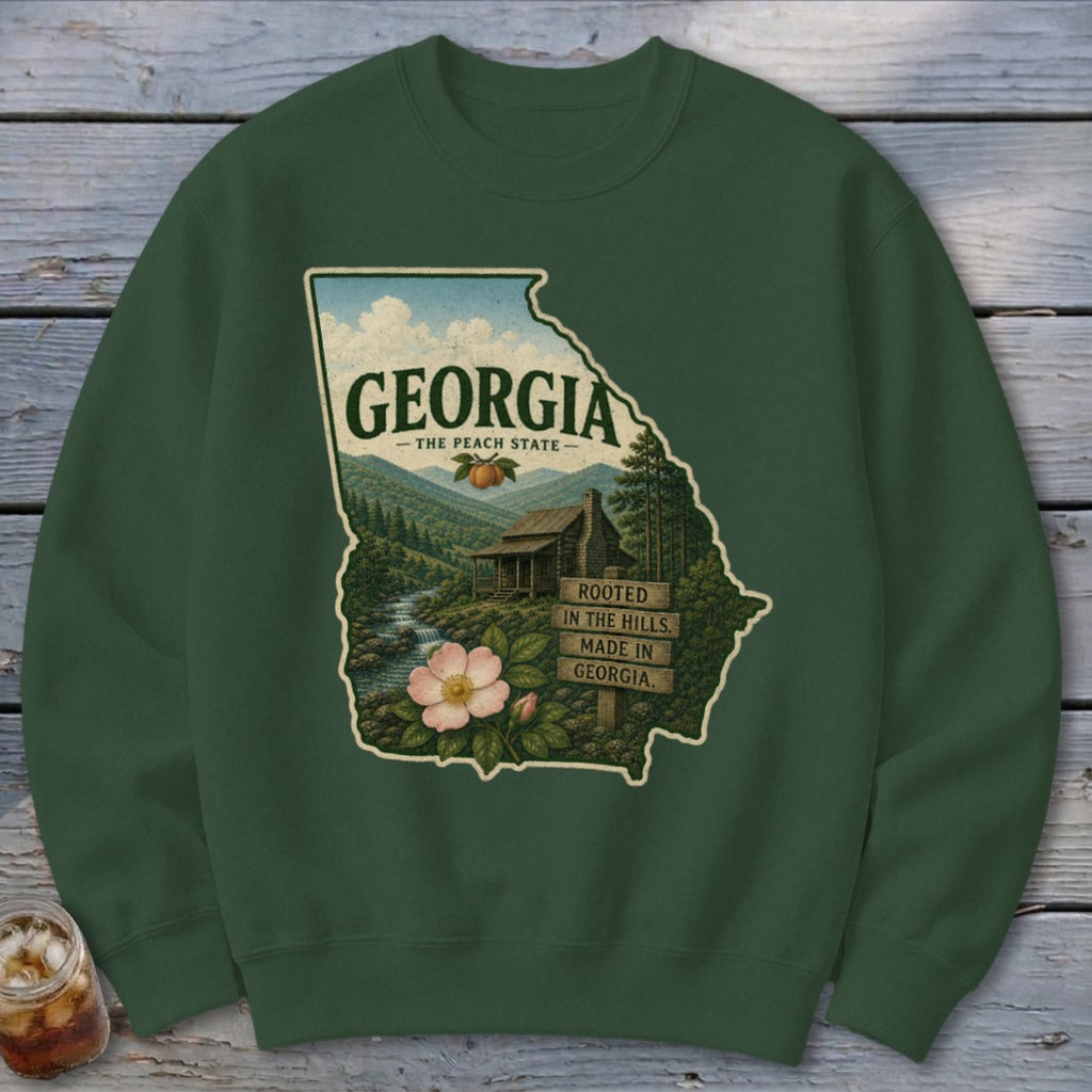 Georgia Homeplace Scene Sweatshirt