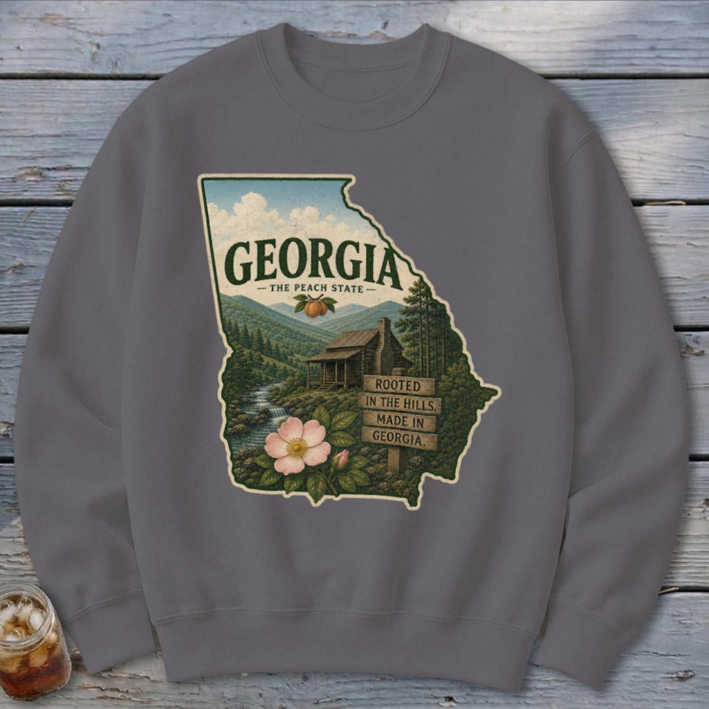 Georgia Homeplace Scene Sweatshirt