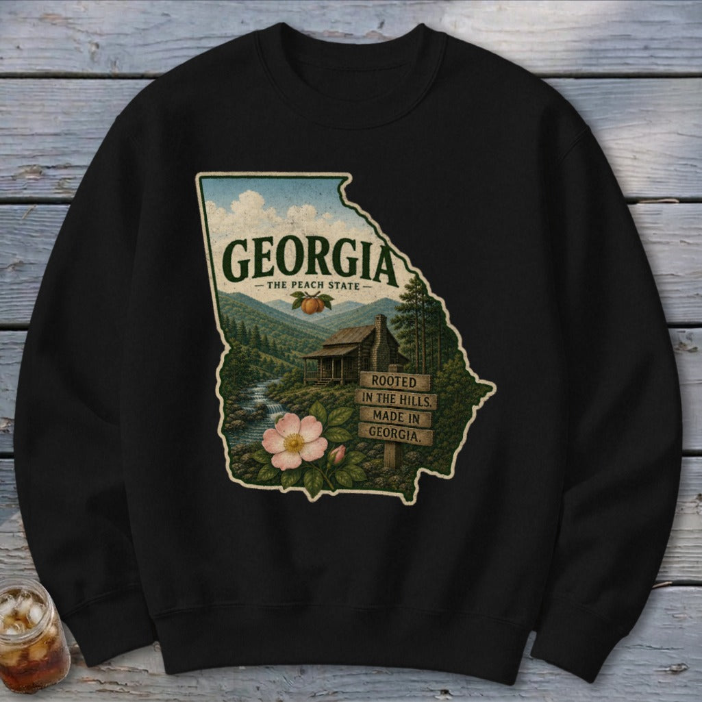 Georgia Homeplace Scene Sweatshirt