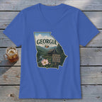 Georgia Homeplace Scene V-neck