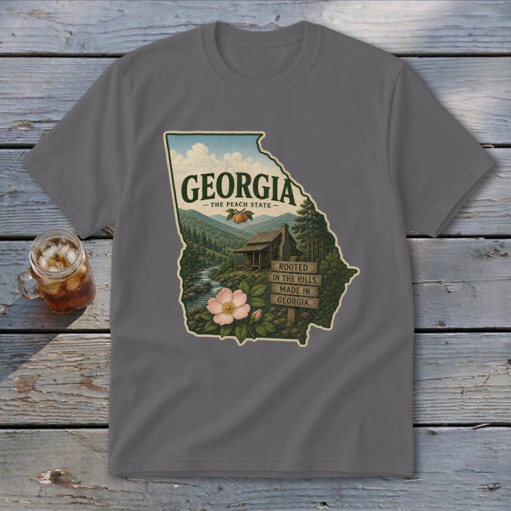 Georgia Homeplace Scene Youth Tee