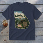 Georgia Homeplace Scene Youth Tee