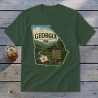 Georgia Homeplace Scene Youth Tee