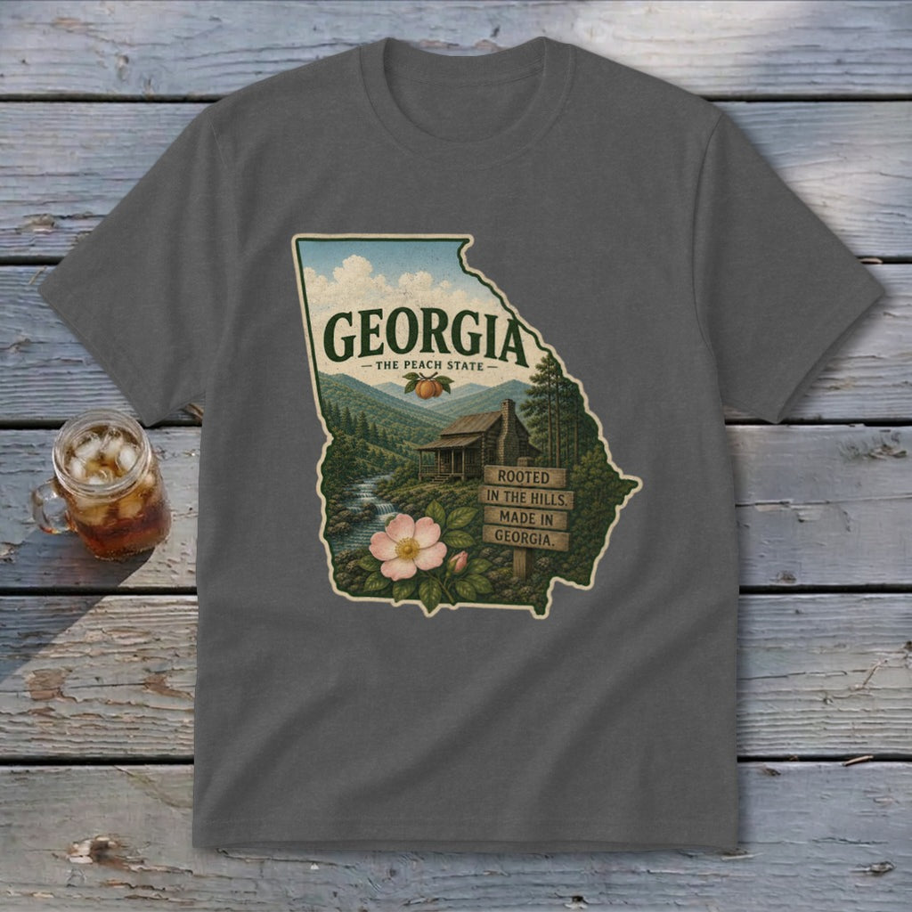 Georgia Homeplace Scene Youth Tee