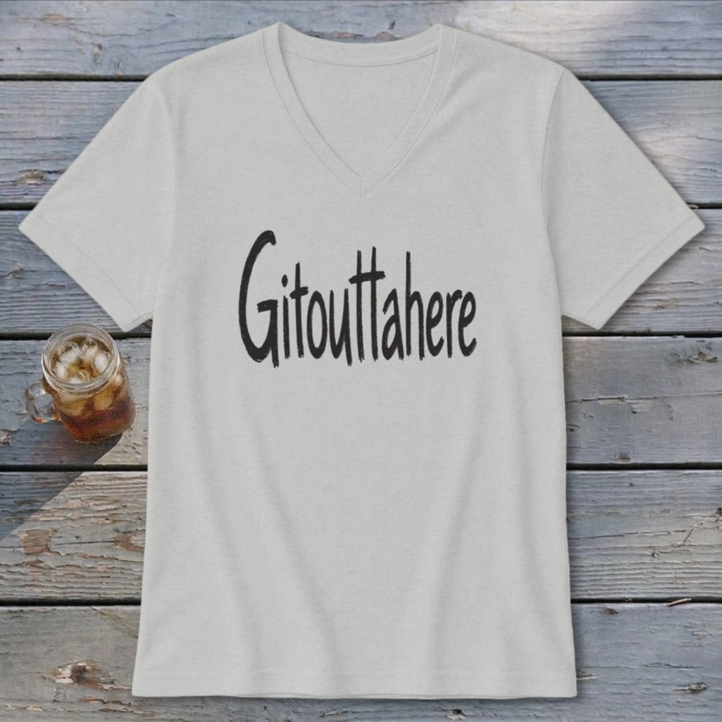 Gitouttahere V-neck