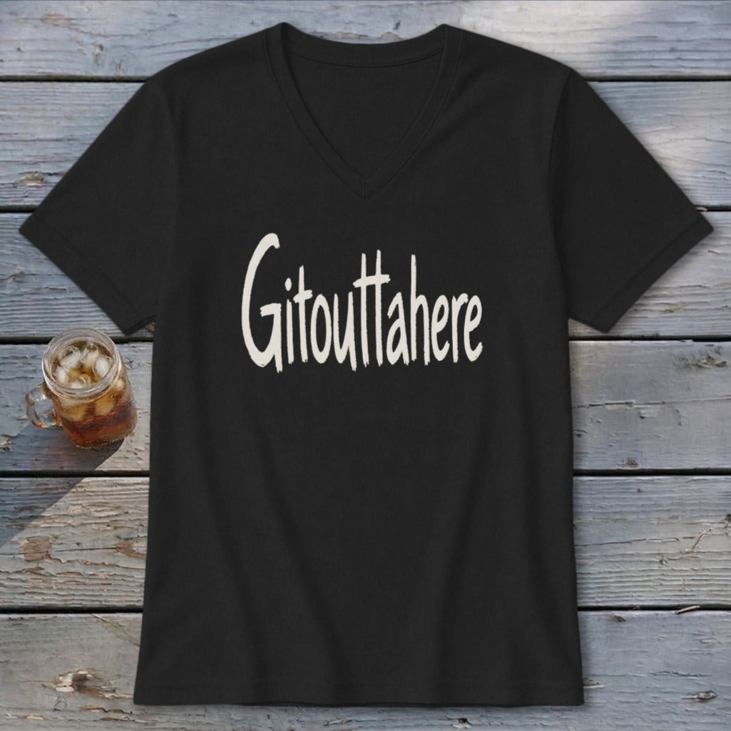 Gitouttahere V-neck