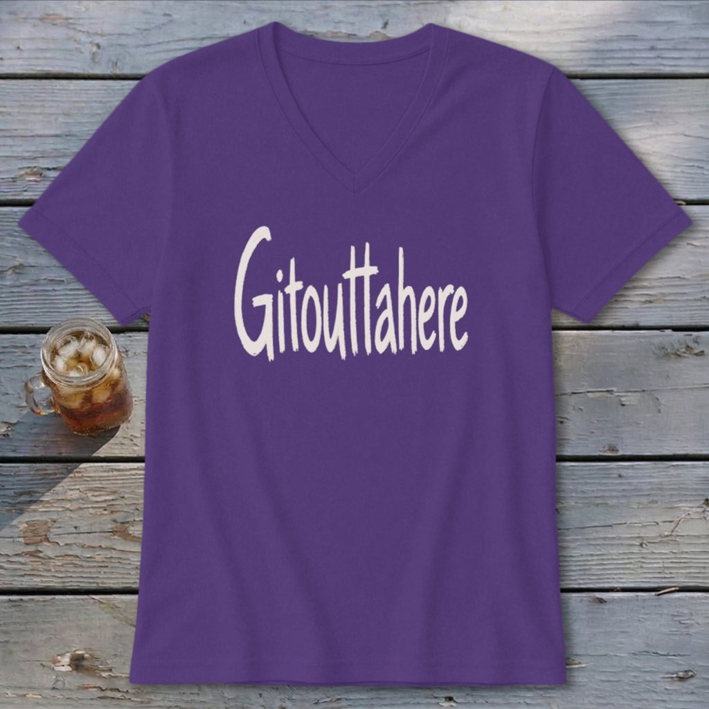 Gitouttahere V-neck