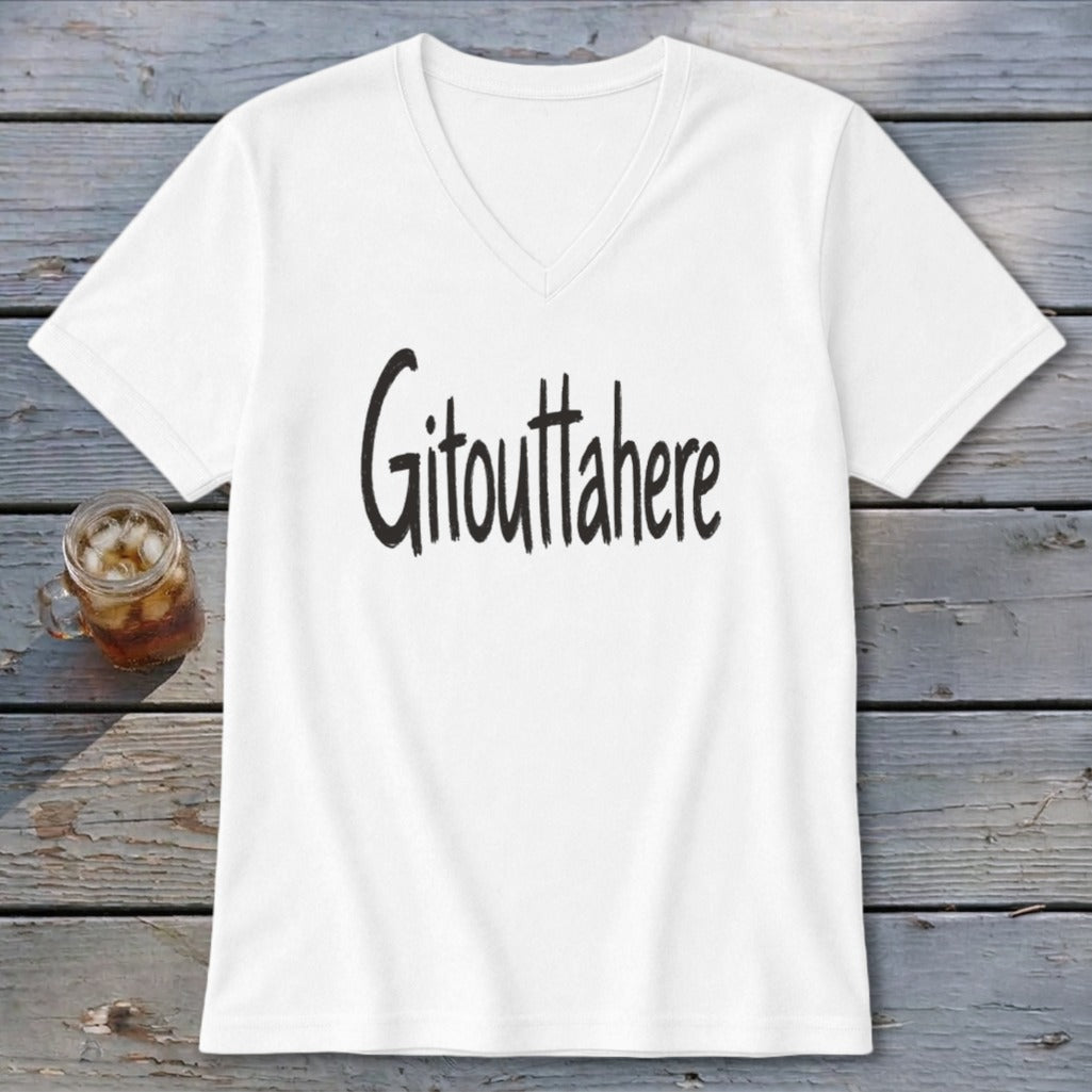 Gitouttahere V-neck