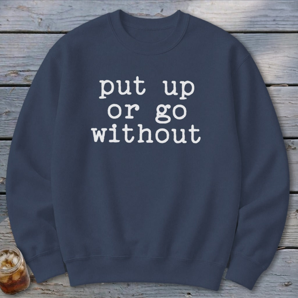 Go Without Sweatshirt