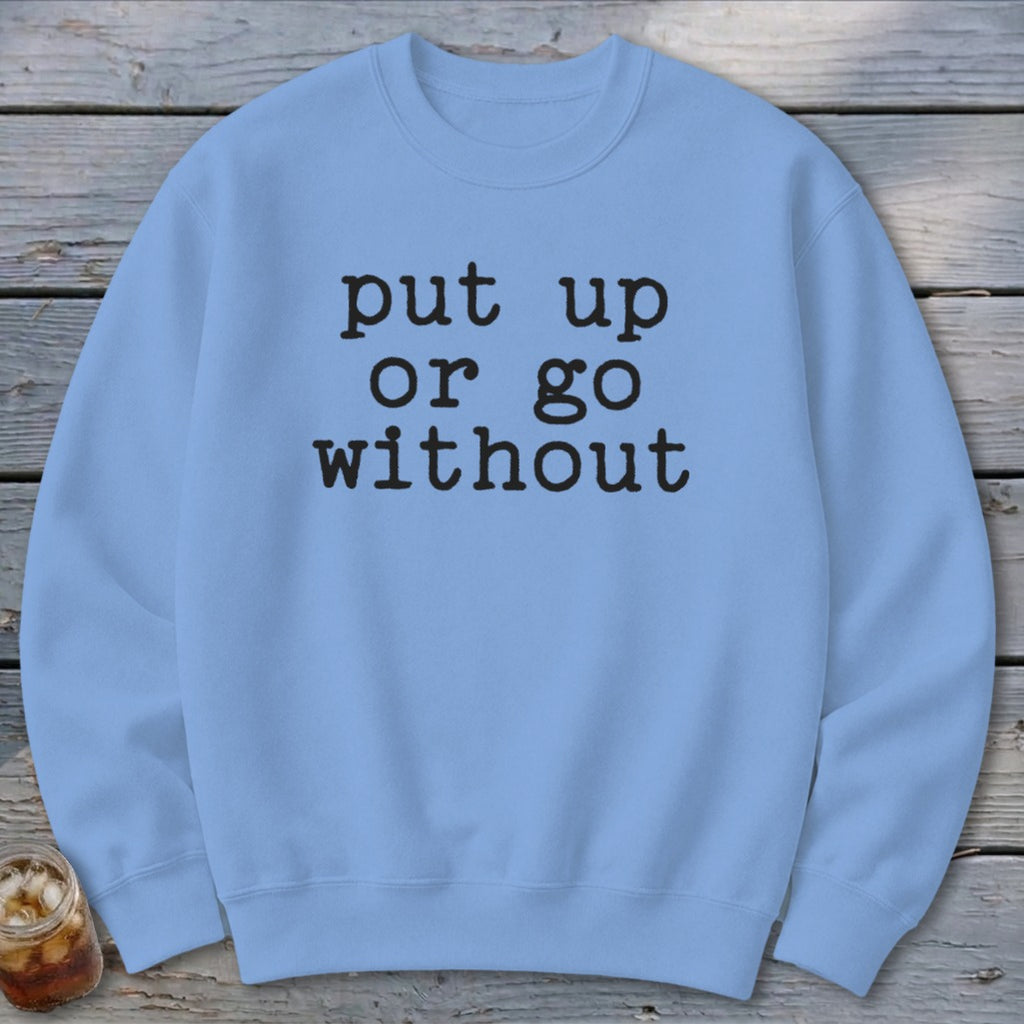Go Without Sweatshirt