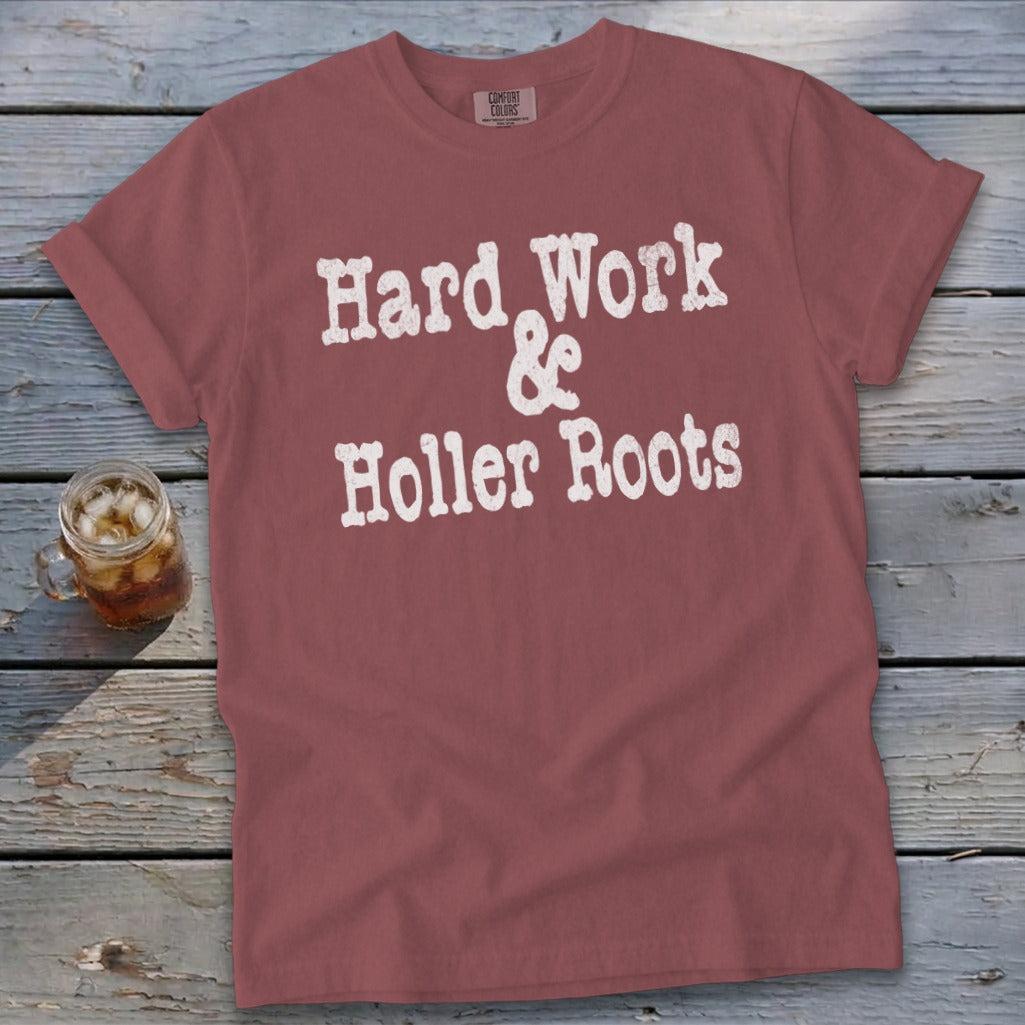 Hard Work & Holler Roots Signature Tee