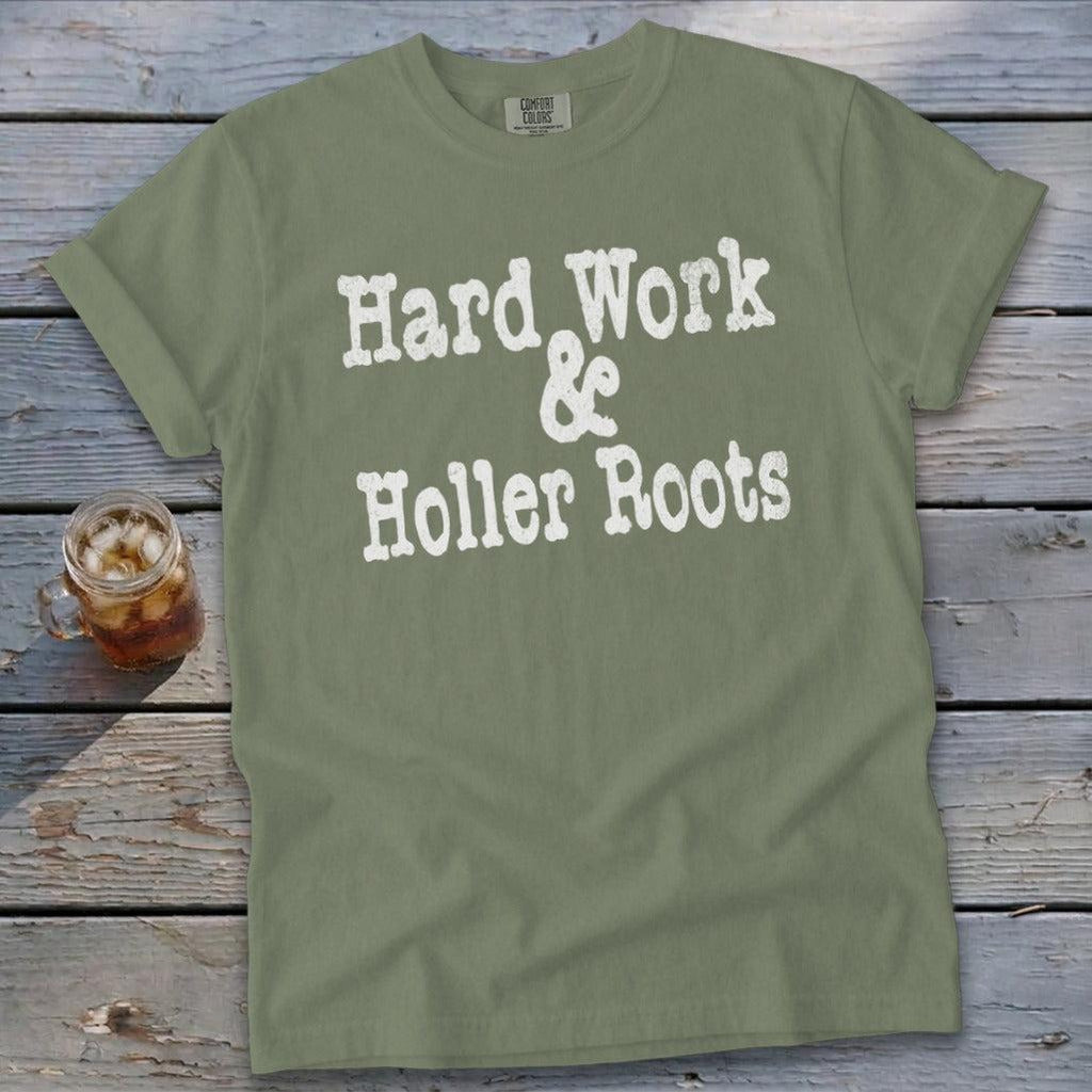 Hard Work & Holler Roots Signature Tee