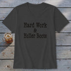 Hard Work & Holler Roots V-neck