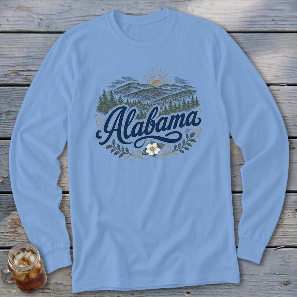 Heritage Script Alabama Long Sleeve Tee