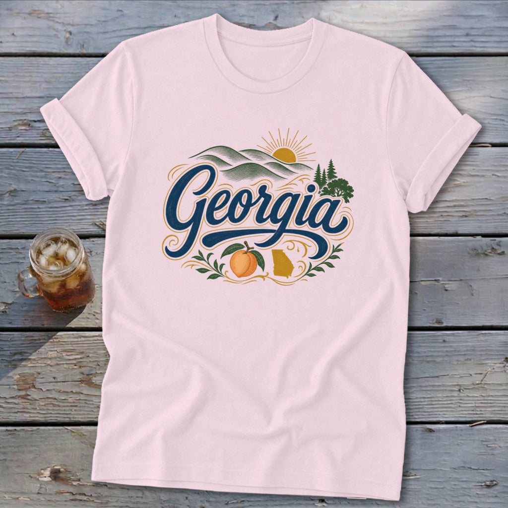 Heritage Script Georgia Softstyle Tee