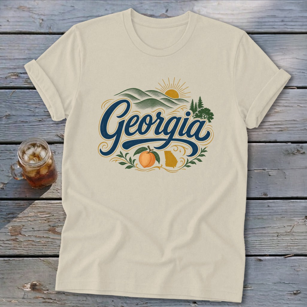 Heritage Script Georgia Softstyle Tee