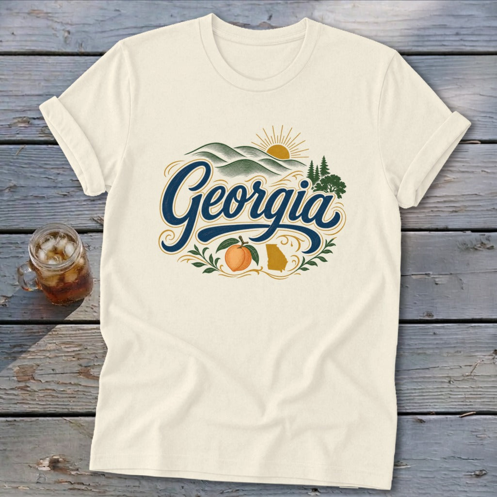 Heritage Script Georgia Softstyle Tee