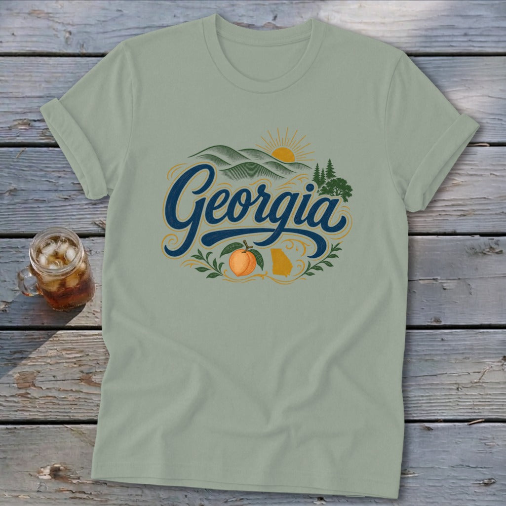 Heritage Script Georgia Softstyle Tee