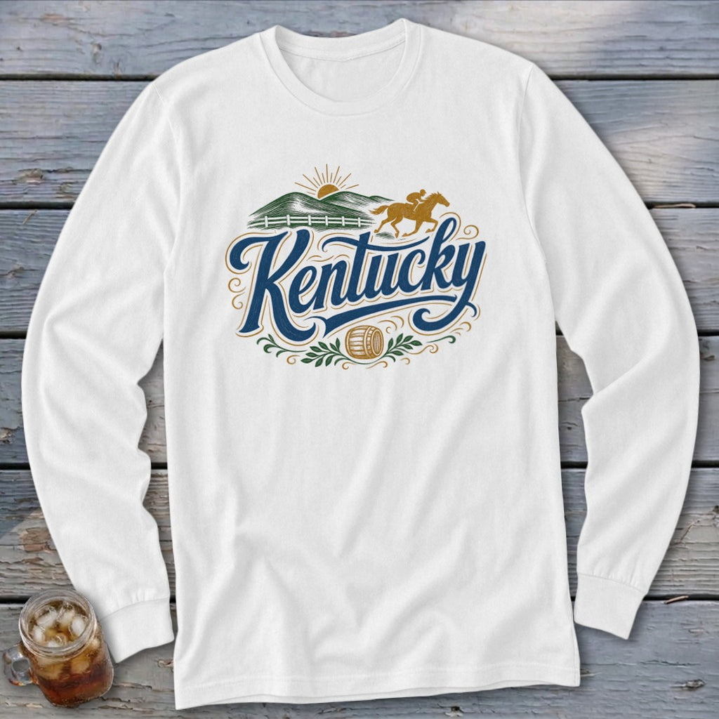 Heritage Script Kentucky Long Sleeve Tee