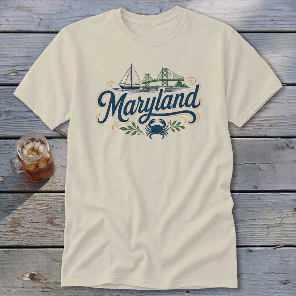 Heritage Script Maryland Classic Tee